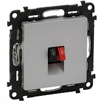 Розетка аудио без рамки Legrand Valena Life 1-м. алюминий картинка